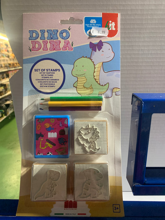 Dino Dina stamp set 3132