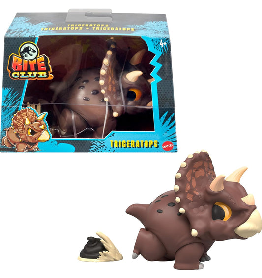Jurassic World Bite Club Dinosaur Action Figure & Accessory - Triceratops