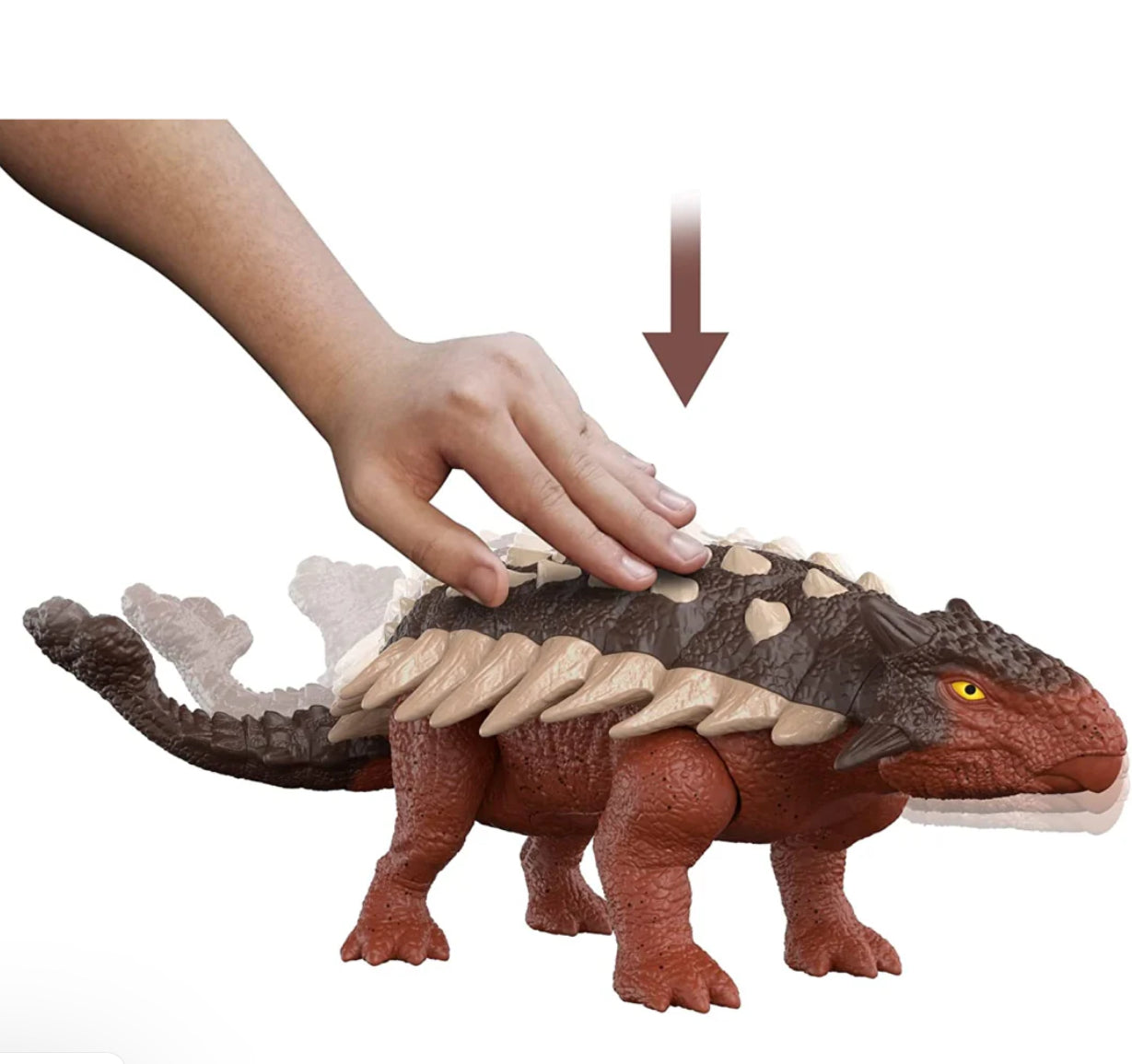 Jurassic World Dominion Road Strikers Ankylosaurus Action Figure