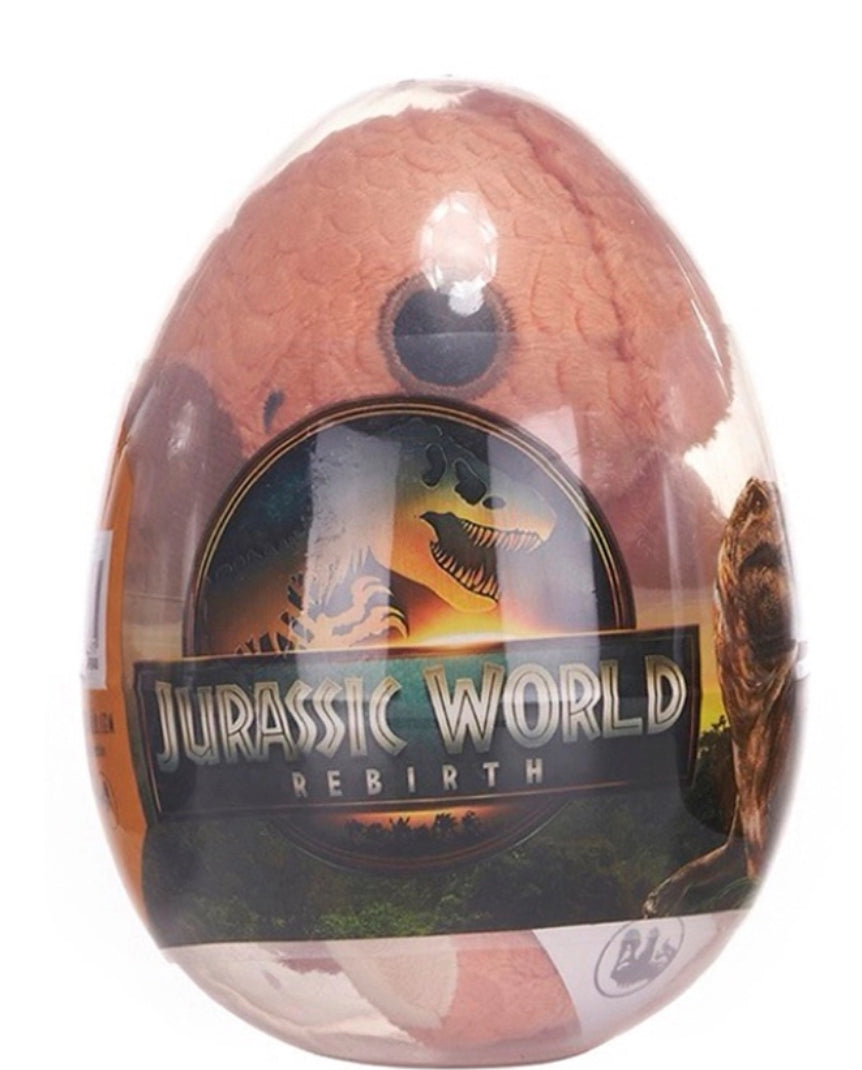 Posh Paws Jurassic World Rebirth Aquilops in egg Plush Soft Toy Dinosaur