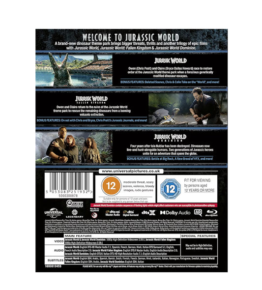 Jurassic World Trilogy Blu-Ray 12