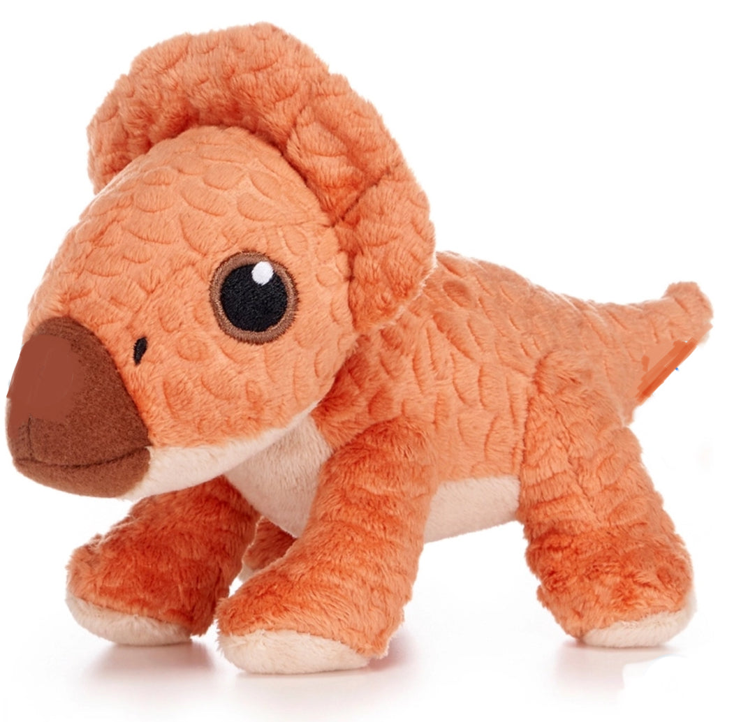 Posh Paws Jurassic World Rebirth Aquilops in egg Plush Soft Toy Dinosaur