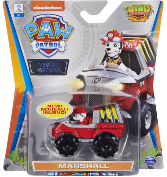 Paw Patrol True Metal Diecast 1:55 Scale Vehicles Dino Rescue