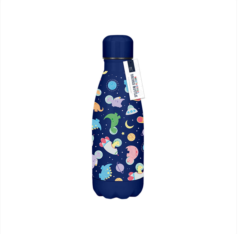 Dinos in Space -Metal Water Bottle (350ml