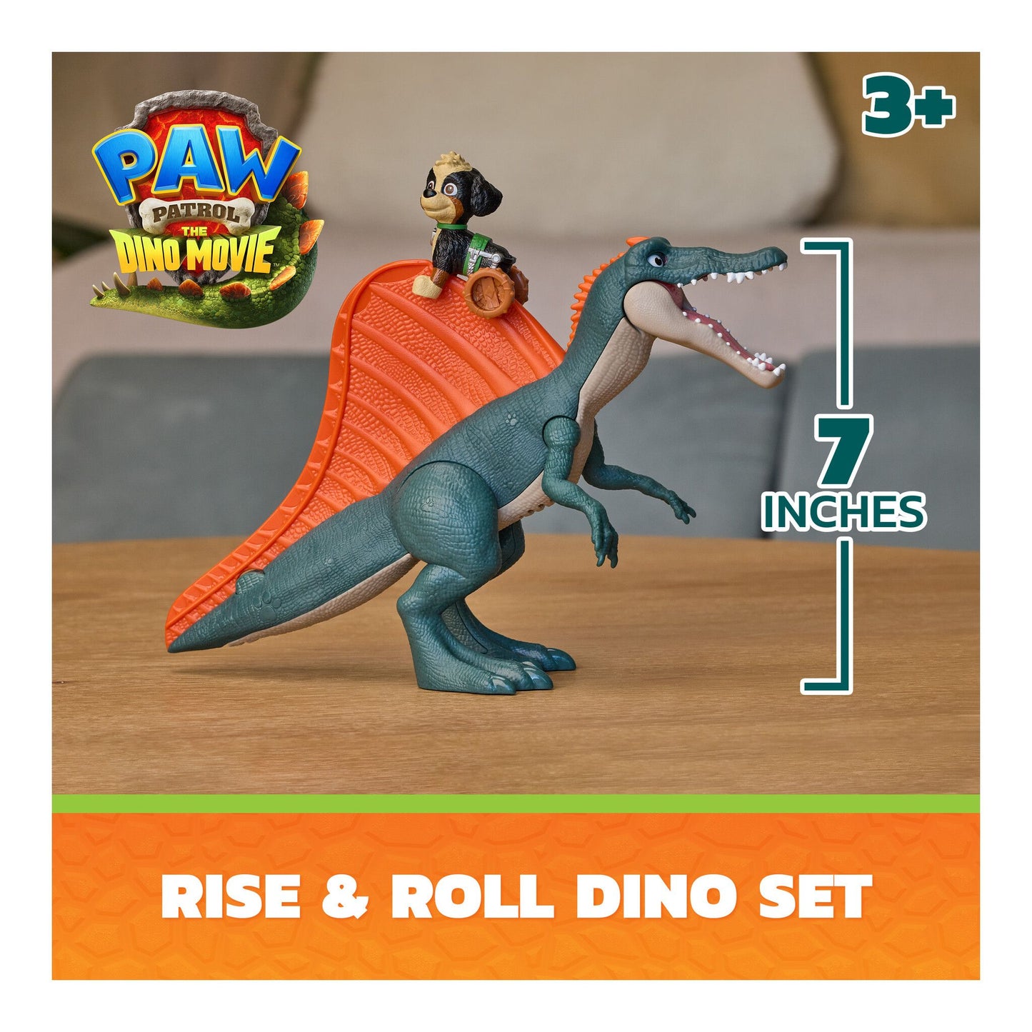 Paw Patrol Dino Movie Rise & Roll Dino set