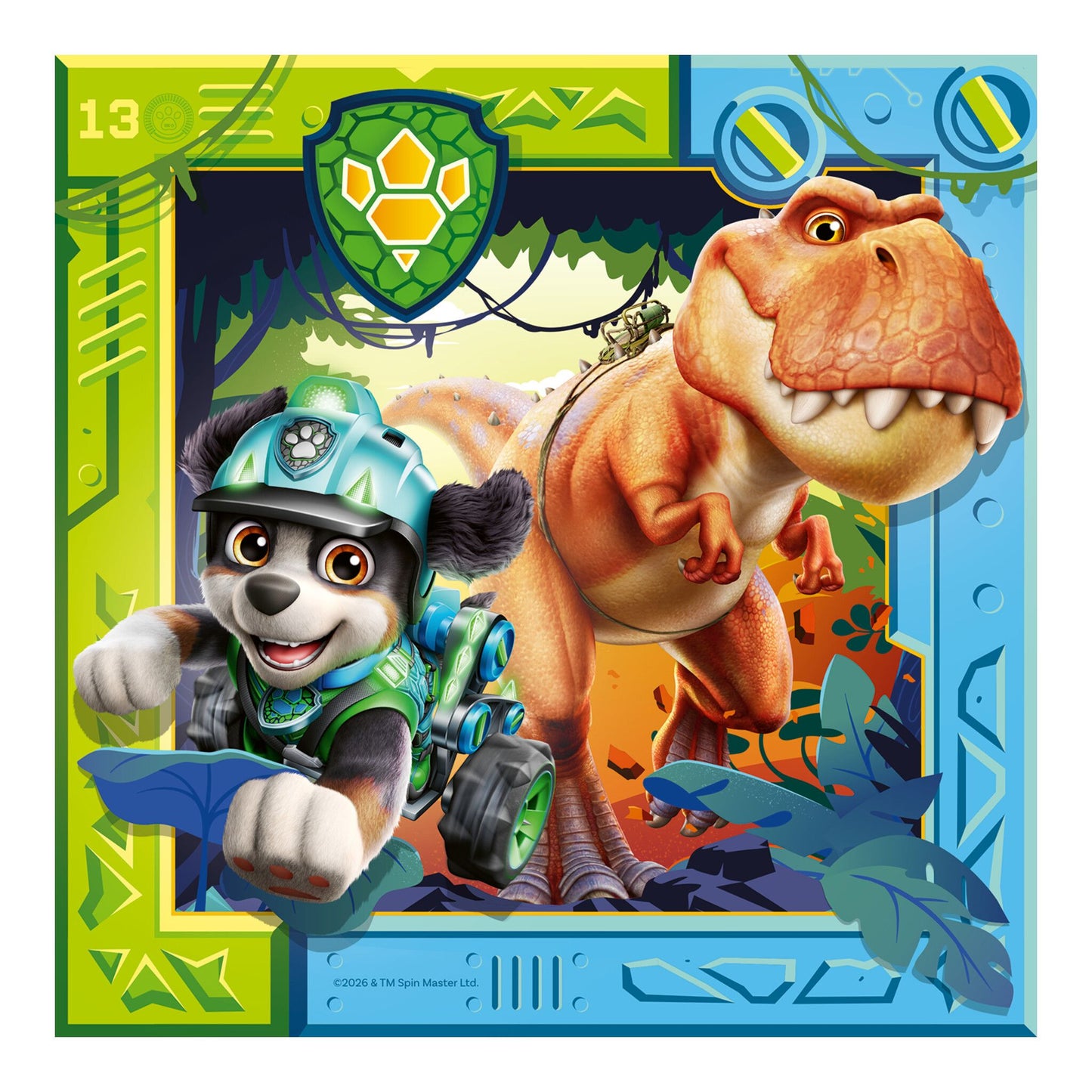 Paw Patrol Dino Movie 3 x 49pc Jigsaw Puzzles