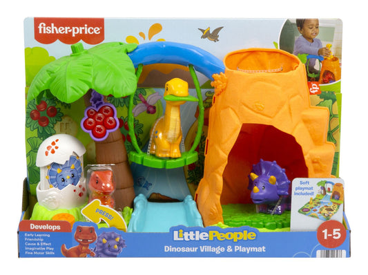 Little People® Dinosaur Village & Playmat