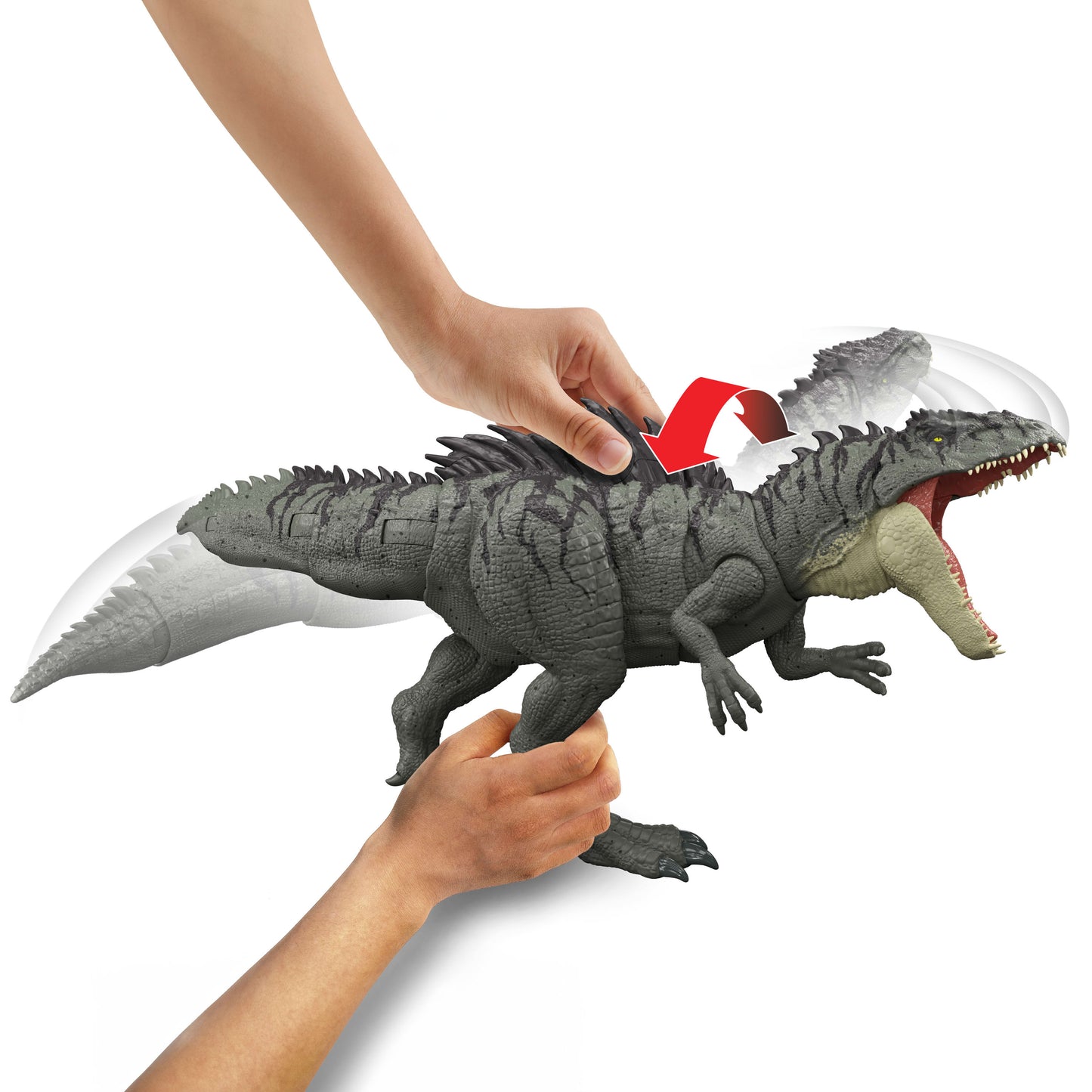 Jurassic World Survival Colossal Chomp Giganotosaurus Figure with Big Bite