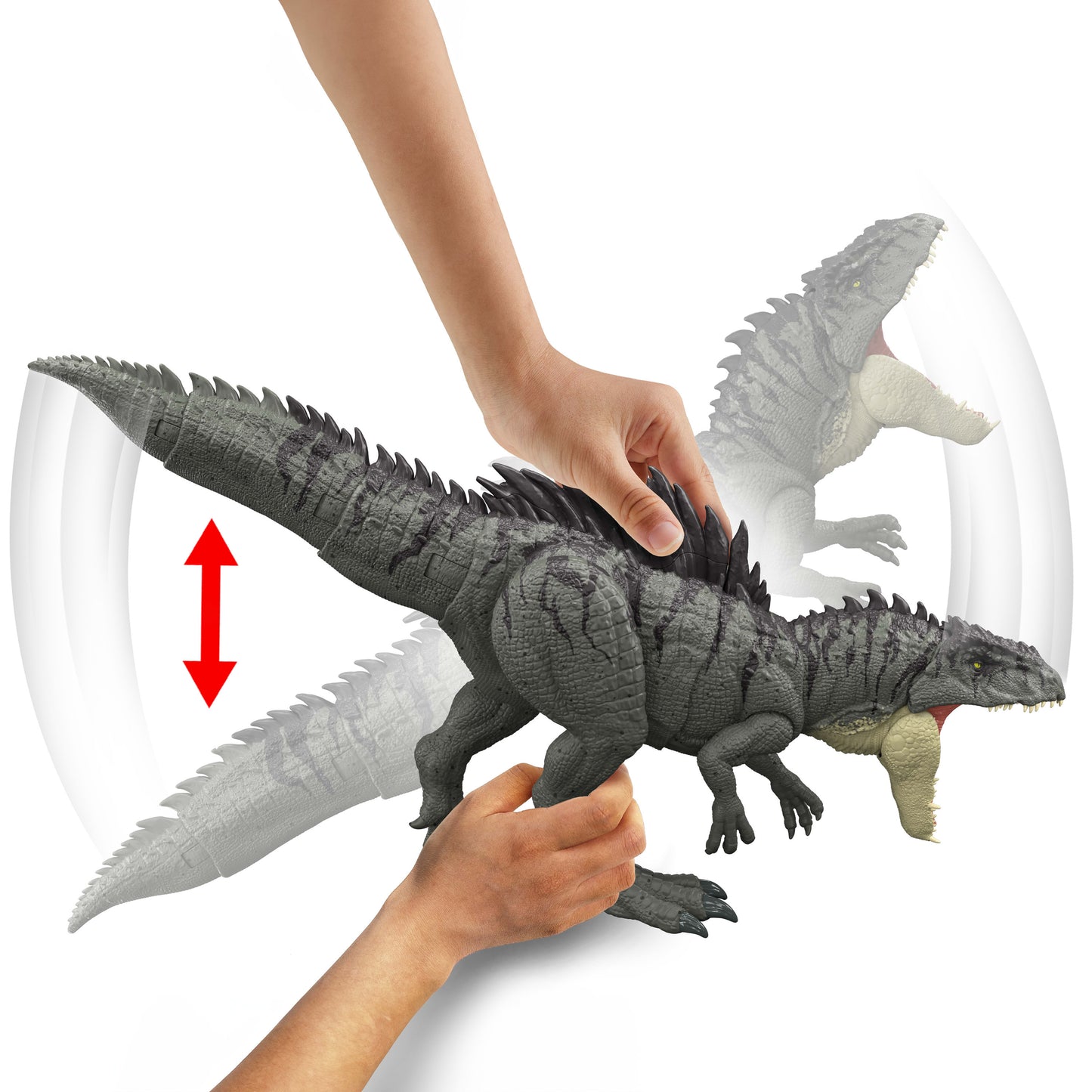 Jurassic World Survival Colossal Chomp Giganotosaurus Figure with Big Bite