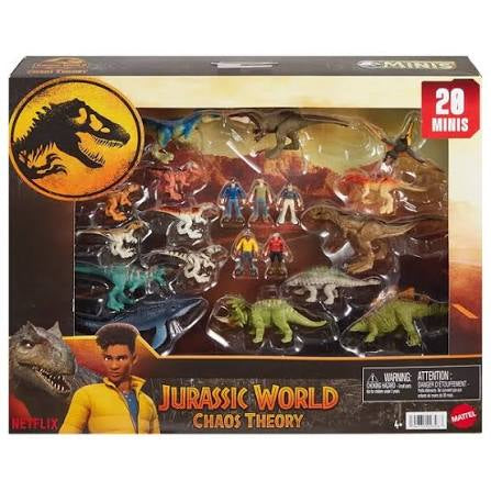 Jurassic World Chaos Theory Mini Figures 20 Pack