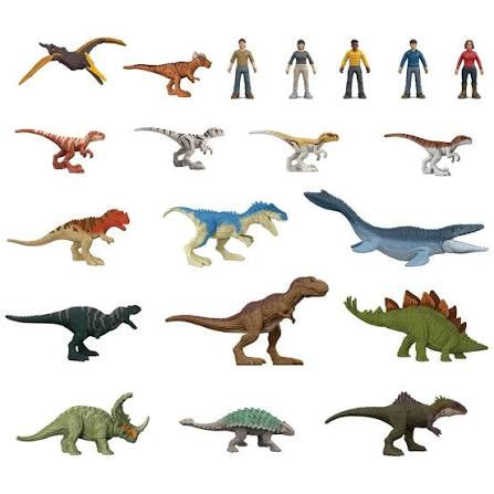 Jurassic World Chaos Theory Mini Figures 20 Pack