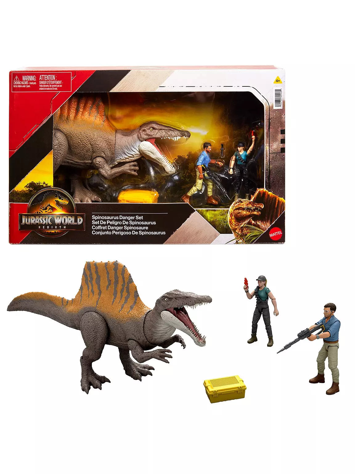 Jurassic World Rebirth Spinosaurus Danger Set