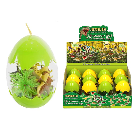 Jurassic Era Dinosaur Playset In Hatching Egg