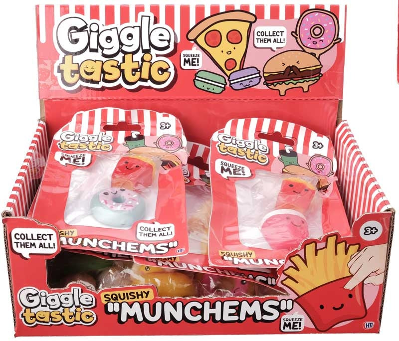 GIGGLE TASTIC SQUISHY MUNCHEMS ASSORTED
