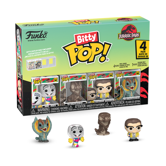 Bitty Pop! Jurassic Park 4-Pack Series 3- Mr. DNA