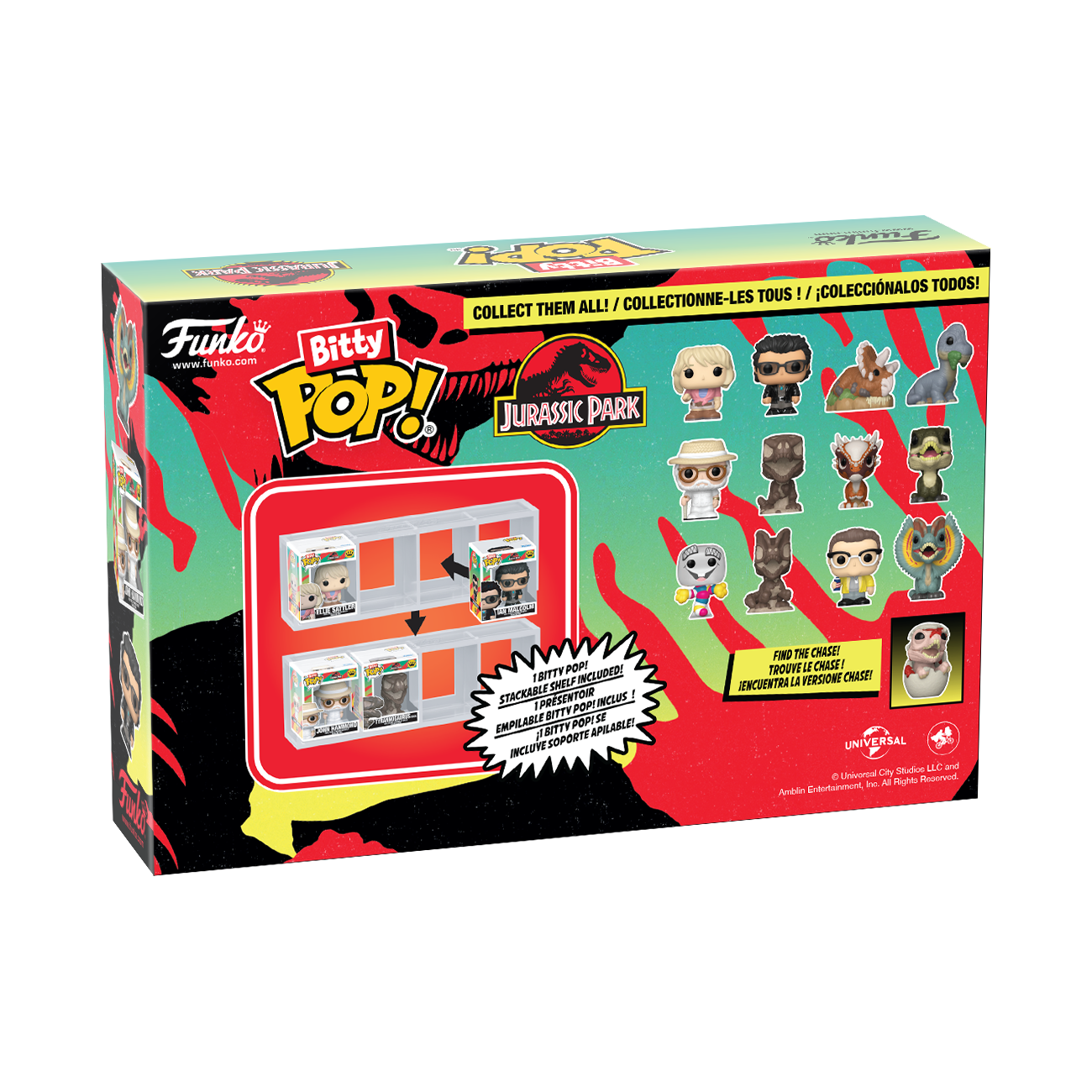 Bitty Pop! Jurassic Park 4-Pack Series 3- Mr. DNA