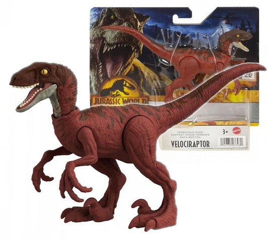 Jurassic World Dominion  Ferocious Pack Velociraptor Red
