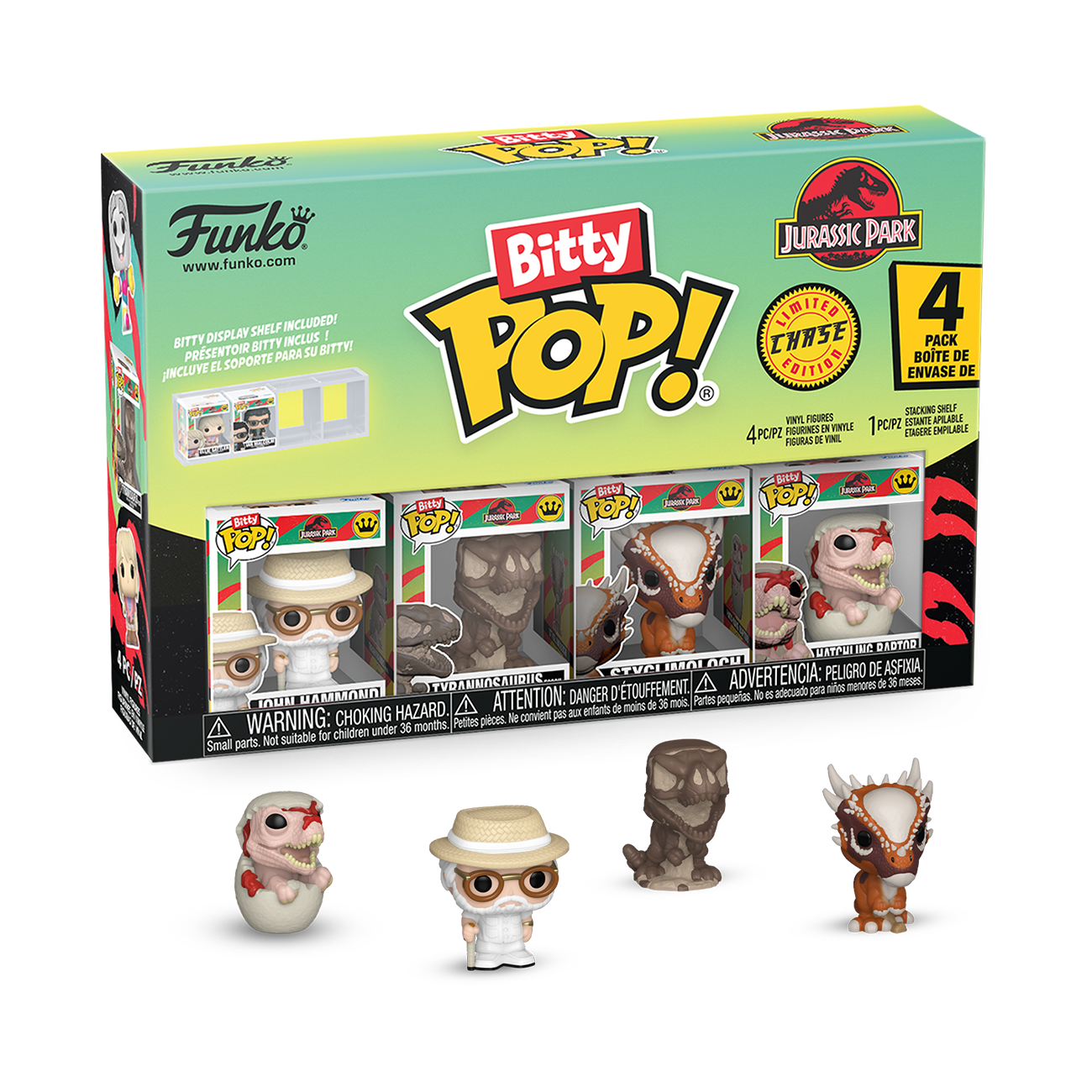 Bitty Pop! Jurassic Park 4-Pack Series 2 - Velociraptor
