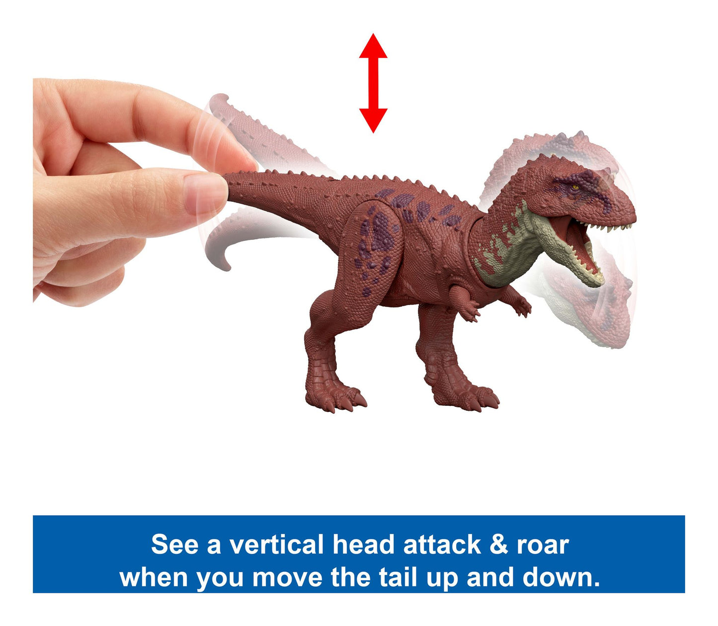 Jurassic World Rebirth Wild Roar Dinosaur Action Figure Aucasaurus