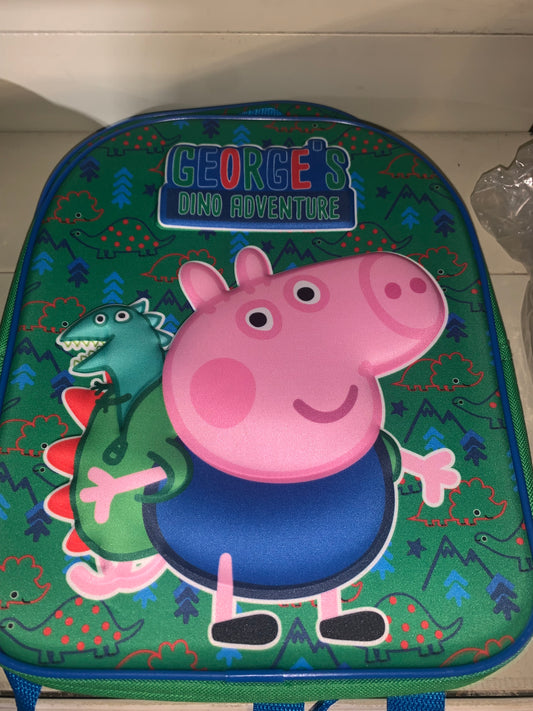 PEPPA GEORGE 3D DINOSAUR ADVENTURE BACKPACK