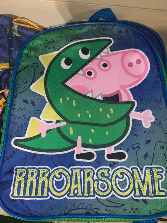 PEPPA GEORGE DINO RRROARSOME BACKPACK