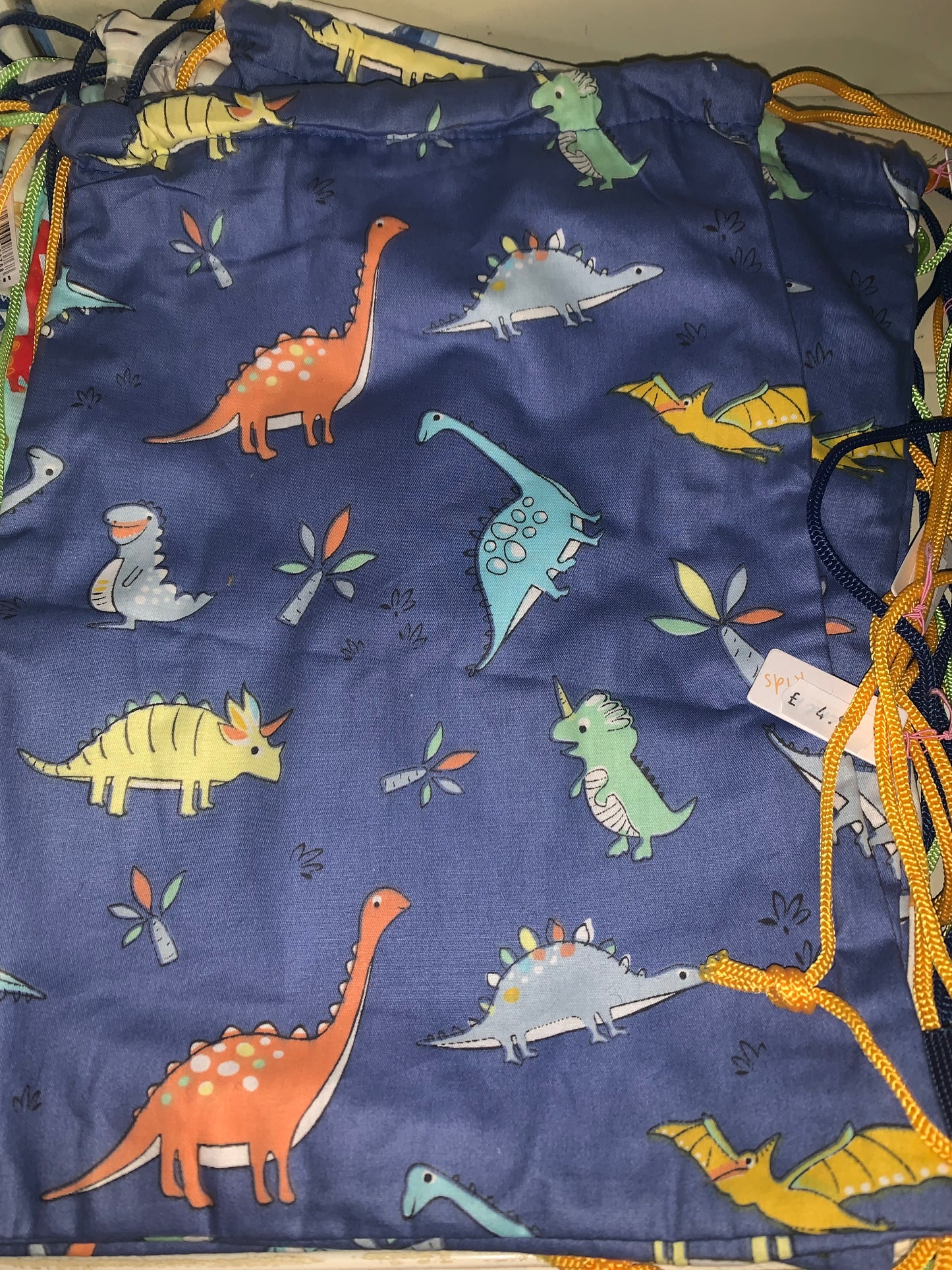 M&R kids Dino drawstring bag