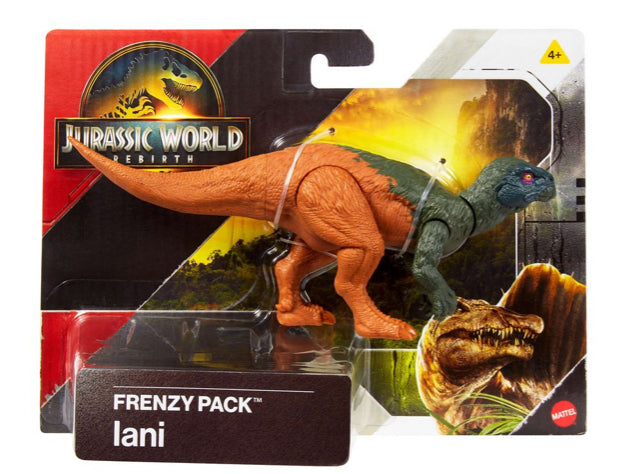 Jurassic World Frenzy Pack Iani figure on card