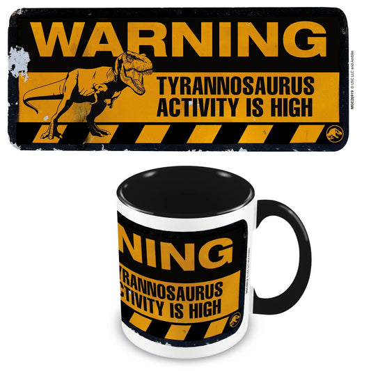 Jurassic World: Dominion (Warning) Black mug 11oz/315ml