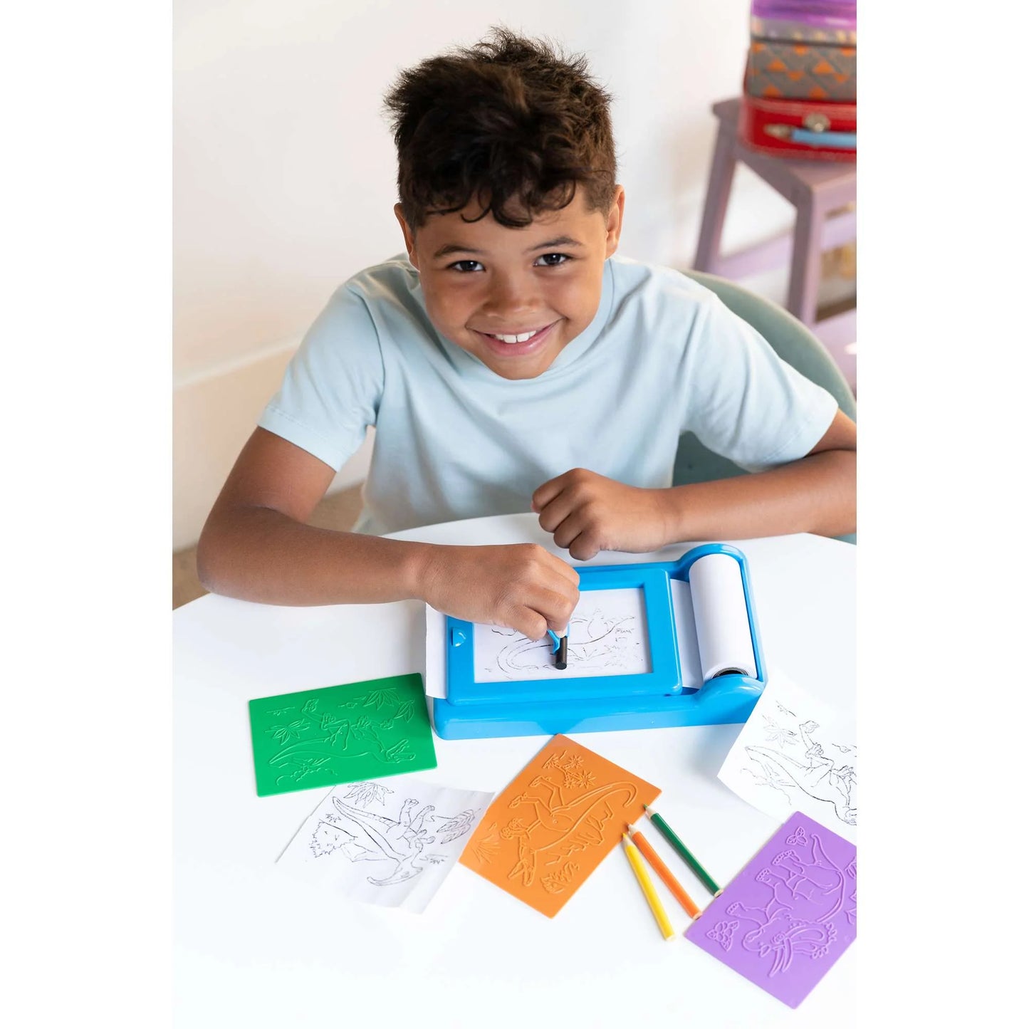 KidzMaker - Dinosaur Rub Art Studio