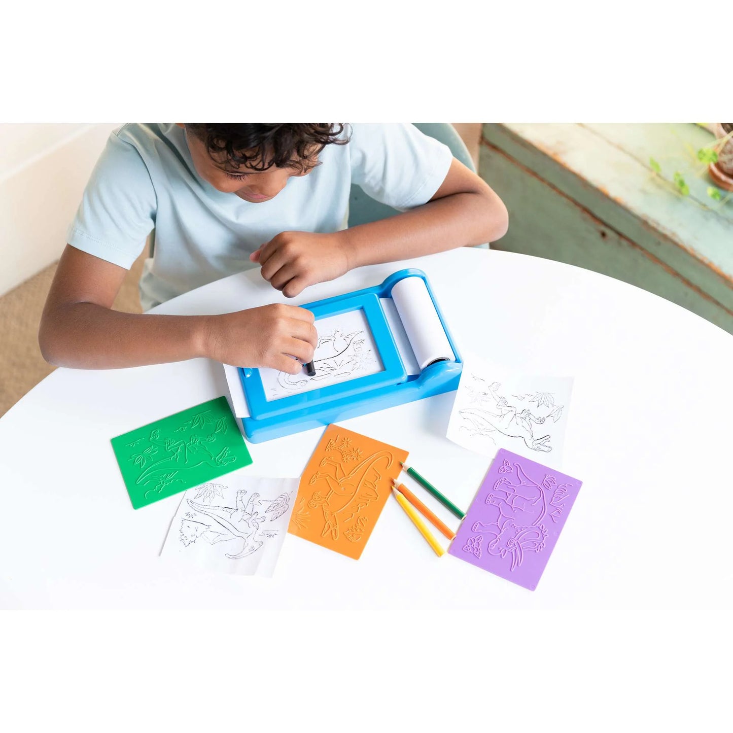 KidzMaker - Dinosaur Rub Art Studio