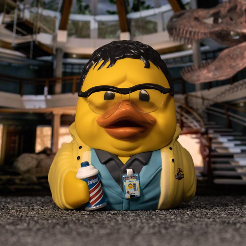 Tubbz Duck Cosplaying Dennis Nedry