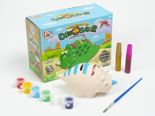Craft Hub Paint Your Own Dinosaur Money Box