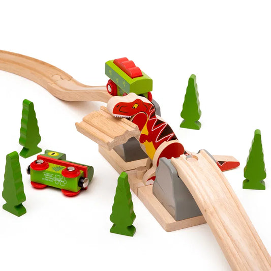 BigJigs Rail - T-Rex Bursting Bridge