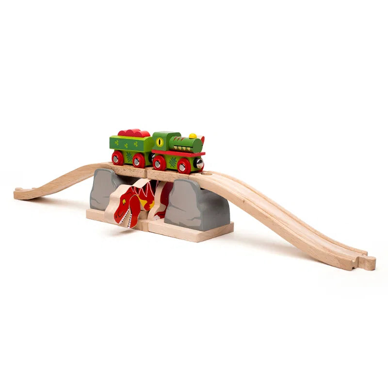 BigJigs Rail - T-Rex Bursting Bridge
