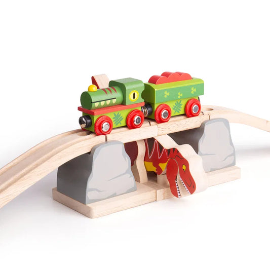 BigJigs Rail - T-Rex Bursting Bridge