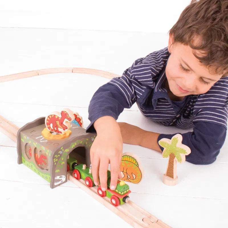 BigJigs Rail - T-Rex Tunnel