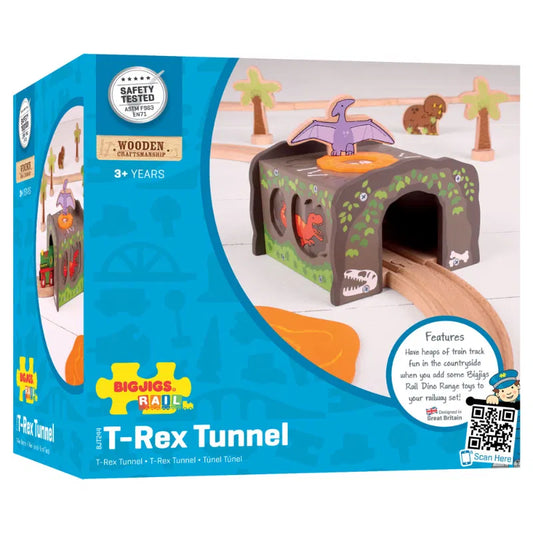 BigJigs Rail - T-Rex Tunnel