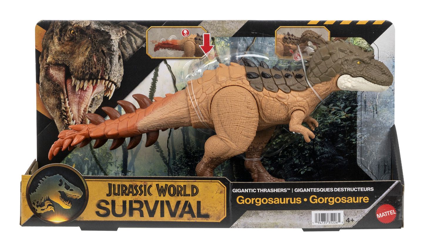 jurassic world survival dinosaur on carboard backing 