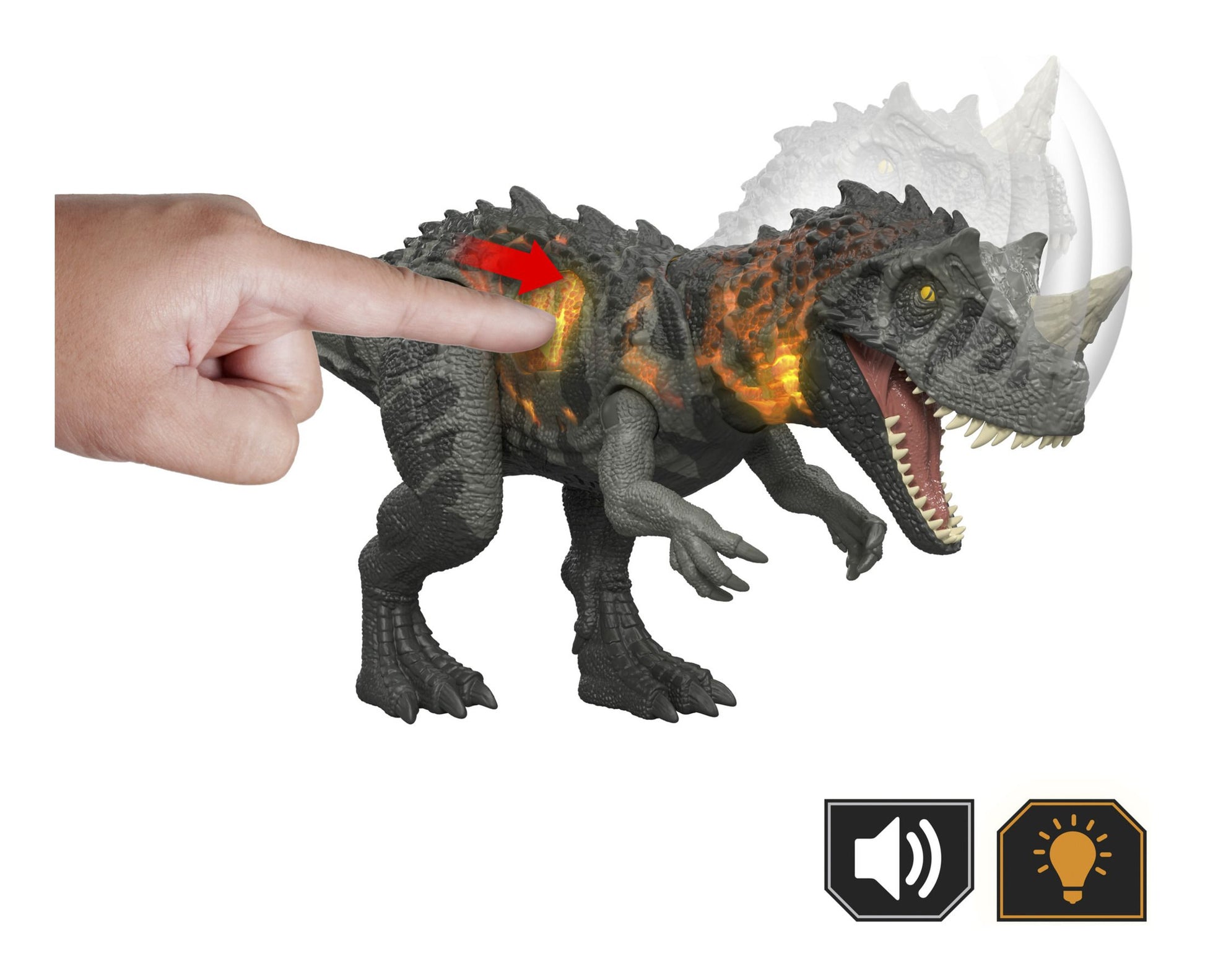 jurassic world survival wild roar ceratosaurus