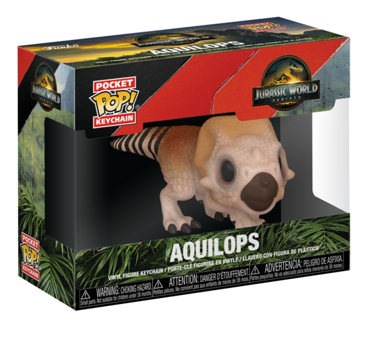 Pocket Pop! Movies - Jurassic World Rebirth - Aquilops Keyring