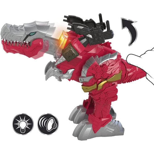 Power Rangers Battle Attackers Dino Fury T-Rex Champion Zord
