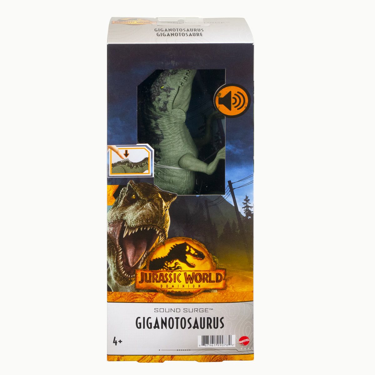 Jurassic World Sound Surge Giganotosaurus Giant Dino 12-Inch Action Figure