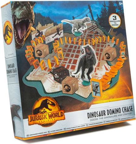 Jurassic World Dominion Dinosaur Domino Chase Game