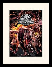 Jurassic World Fallen Kingdom Framed Print FP3