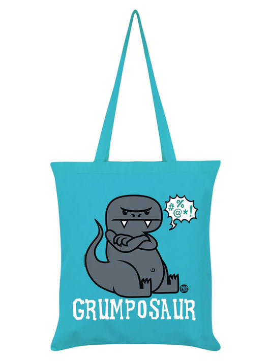 Pop Factory Grumposaur Azure Blue Tote Bag