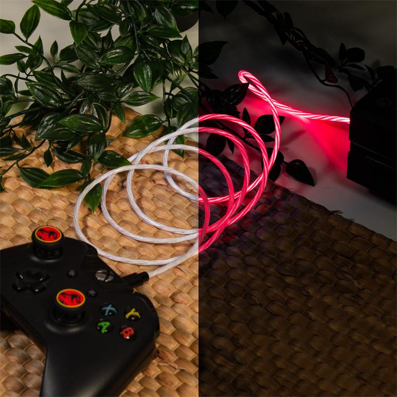 Official Jurassic Park Micro-USB LED Charge Cable & Thumb Grips (PS4 and Xbox One)
