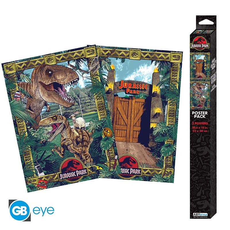 JURASSIC PARK Set 2 Chibi Posters