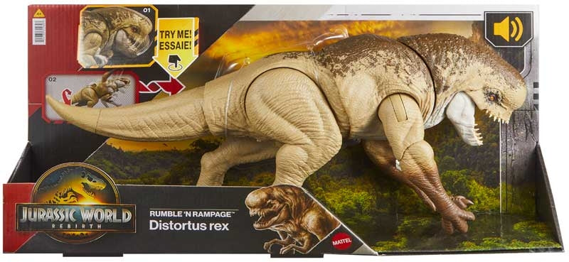Jurassic World toy dinosaur figure in packaging