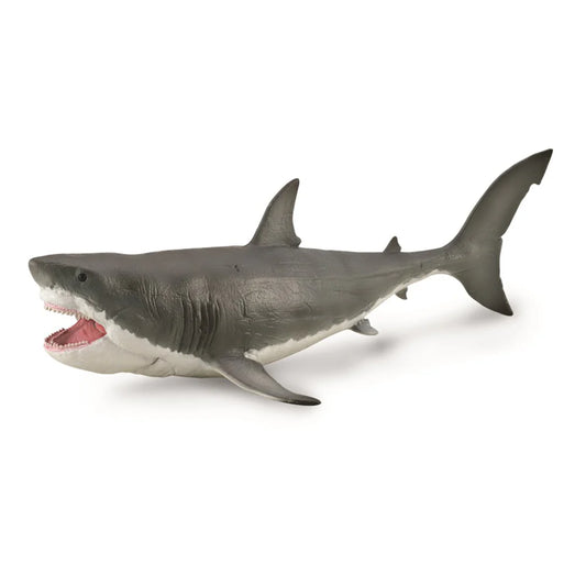 CollectA Megalodon Shark Model with Movable Jaw Deluxe 1:40