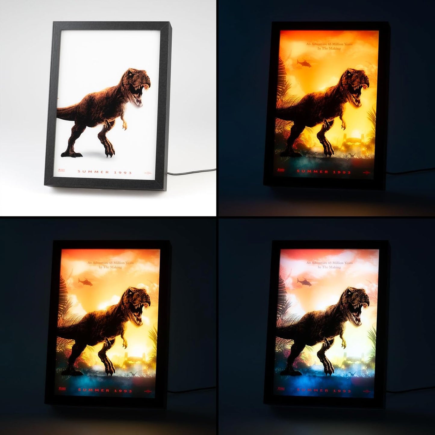 Grupo Erik Mood Light Framed Prints - Jurassic Park Merchandise